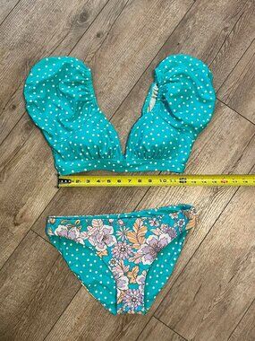 Women’s Bathing Suit Set, Ninety-Nine Reversible Bikini with Padding, Size M